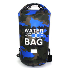 Load image into Gallery viewer, Outdoor Bag Camouflage Portable Rafting Diving Dry Bag Sack PVC Waterproof Folding Swimming Storage Bag for River Trekking