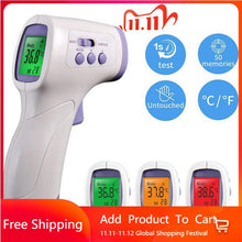 Load image into Gallery viewer, Digital LCD Temperature Indoor Room Meter Thermometer Hygrometer Sensor Humidity Thermometer Gun Infrared Digital Termometro