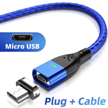 Load image into Gallery viewer, FONKEN Magnetic Cable Micro USB Type C Magnetic Charging Cables Magnetic Charger for iPhone Samsung Huawei Xiaomi Quick Charge
