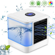 Load image into Gallery viewer, Portable Air Conditioner Cooler Fan Convenient Mini Air Cooler Personal Space Easy Cool Purifies Humidifier Air Cooling Fan