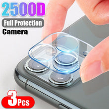 Load image into Gallery viewer, 3Pcs Camera Protective Glass For iphone 11 Pro Max X XR XS MAX 12 Screen Protector On iPhone 11 6 6S 7 8 Plus SE 2020 Lens Glass
