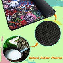Load image into Gallery viewer, Gaming Mouse Pad Old World Map Graffiti Extra Large Size Gaming Mousepad Anti-slip Natural Rubber Mice Pad Desk Keyboard Pad