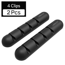 Load image into Gallery viewer, Ugreen Cable Organizer Silicone USB Cable Winder Flexible Cable Management Clips For Mouse Headphone Earphone Cable Holder