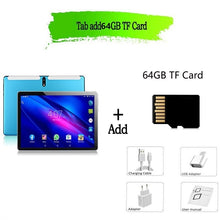 Load image into Gallery viewer, New Tablet Pc 10.1 inch Android 9.0 Tablets Octa Core Google Play 3g 4g LTE Phone Call GPS WiFi Bluetooth Tempered Glass 10 inch
