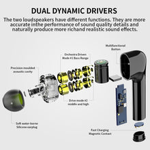 Load image into Gallery viewer, Original SYLLABLE S119 bluetooth V5.0 bass earphones wireless headset noise reduction SYLLABLE S119 Volume control earbuds
