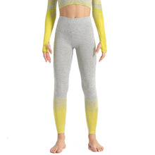 Load image into Gallery viewer, X-HERR Seamless High Waist Sport Workout Tights Striped Running Gym Fitness Yoga Tight Active Leggings