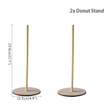 Load image into Gallery viewer, Wooden Wall Holds Donut Boards Stand Hanging Donuts Table Wedding Decoration Accessories Baby Shower Kids Birthday Party Decor