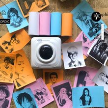 Load image into Gallery viewer, 3 Rolls Thermal Paper Label Paper Sticker Paper Photo Paper Color Paper For PeriPage PAPERANG Photo Printer