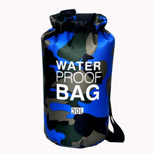 Load image into Gallery viewer, Outdoor Bag Camouflage Portable Rafting Diving Dry Bag Sack PVC Waterproof Folding Swimming Storage Bag for River Trekking