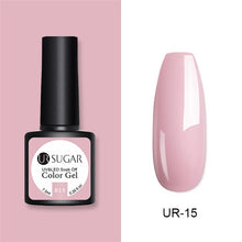 Load image into Gallery viewer, UR SUGAR Nude Glitter Gel Nail Polish Varnish Pink Rose Gold Shimmer Soak Off UV LED Nails Gel varnish 7.5ml