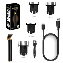 Load image into Gallery viewer, cordless finishing hair trimmer professional barber shop hair clipper beard trimer for men usb hair cutter machine powerful kit