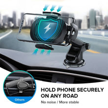 Load image into Gallery viewer, INIU Sucker Car Phone Holder Mobile Phone Holder Stand in Car No Magnetic GPS Mount Support For iPhone 12 11 Pro 8 Xiaomi Huawei