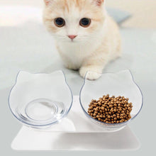 Load image into Gallery viewer, Non-slip Cat Bowl Double Bowls With Raised Stand Pet Food And Water Bowls For Cats Dogs Feeders Cat Bowl Pet Supplies