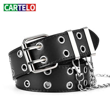 Load image into Gallery viewer, CARTELO Fashion Alloy γυναικεία ζώνη ζώνης πολυτέλεια για γυναικεία ζώνη Γνήσιο δέρμα Νέο στυλ μόδας Pin Buckle jeans Διακοσμητικό