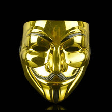 Load image into Gallery viewer, Movie Cosplay V for Vendetta Hacker Mask Anonymous Guy Fawkes Halloween Christmas Party Gift for Adult Kids Film Theme Mask
