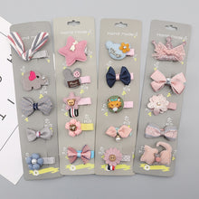 Load image into Gallery viewer, Cute girl hairpin hair accessories Korean princess version of the headdress girl birthday gift flower headdress hairpin gift