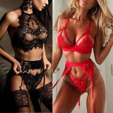 Load image into Gallery viewer, Porno Lingerie Sexy Hot Erotic Underwear For Women Christmas Costumes Lace Sexy Dress Babydoll Exotic Apparel Chemise Sleepwear