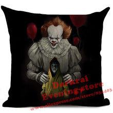 Load image into Gallery viewer, Halloween Horror Cushion Cover Chucky Annabelle Scream Clown Printed Throw Pillows Living Room Halloween Decorative Pillow Case