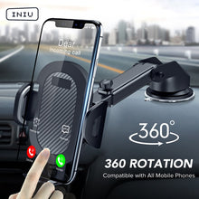 Load image into Gallery viewer, INIU Sucker Car Phone Holder Mobile Phone Holder Stand in Car No Magnetic GPS Mount Support For iPhone 12 11 Pro 8 Xiaomi Huawei