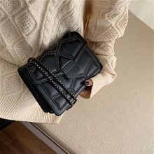 Load image into Gallery viewer, Rivet Chain Brand Designer PU Leather Crossbody Bags For Women 2021 Simple Fashion Shoulder Bag Lady Luxury Small Handbags