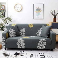 Load image into Gallery viewer, Drop Shipping Stretch Slipcovers Sectional Elastic Universal Spandex Gray Color Sofa Cover for Couch Armchair 1/2/3 Seater
