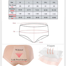 Load image into Gallery viewer, FallSweet 5 pcs/lot ! Sexy Period Panties Mid Waist Menstrual Briefs Leak Proof Underwear Female XXXL