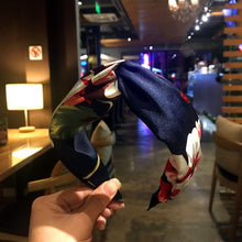 Load image into Gallery viewer, Knot Cross Tie Solid 1 PC Fashion Hair Band Hairband Knitted rib Girls Bow Hoop Hair Accessories Velvet Twist Headband