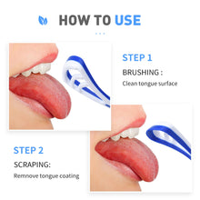 Load image into Gallery viewer, 2020 New Y-Kelin Tongue Scraper Brush Cleaner Oral Cleaning Toothbrush Brush Fresh Breath Remove Coating Tongue Scraper