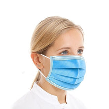 Load image into Gallery viewer, 24h Fast Shipping Hot Sale 3-layer Mask 100 Pcs Face Mouth Masks Non Woven Mascarillas Disposable Anti-Dust Masks Earloops Masks