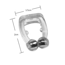 Load image into Gallery viewer, Silicone Magnetic Anti Snore Stop Snoring Nose Clip Sleep Tray Sleeping Aid Apnea Guard Night Device with Case