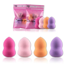 Load image into Gallery viewer, Makeup Sponge 4PCS/Pack Makeup Beauty Foundation Buffer Puff Set Dry And Wet Sponge Powder Puff Esponja Maquillaje kosmetyki