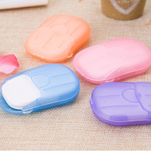 Load image into Gallery viewer, 1/2/3/4/5 Boxes Disinfecting Paper Soaps Washing Hand Mini Disposable Scented Slice Sheets Foaming Soap Case Paper (1Box=20pcs)
