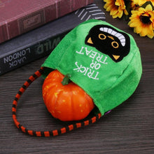 Load image into Gallery viewer, Halloween Trick or Treat Candy Bag Kids Sugar Holder Pouch Sacks Gift Bags Food Container Pumpkin Witches Tote Storage Baskets