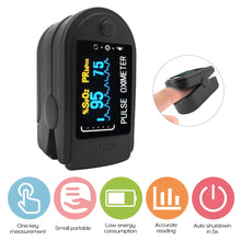 Load image into Gallery viewer, Portable Blood Oxygen Monitor Finger Pulse Oximeter Oxygen Saturation Monitor Fast Shipping within 24hours (without Battery)
