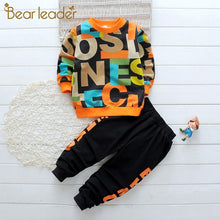 Load image into Gallery viewer, Bear Leader Boys Clothes Children's Clothing Sets 2021 Autumn Long Sleeve Active Suits Letter Print Baby Clothes 2pcs Boy Set