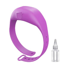 Load image into Gallery viewer, 1 Set Adjustable Wash Hand Gel Dispenser Portable Bracelet Pumps Wristband Hand Soap Dispenser With Refillable Beak Bottle
