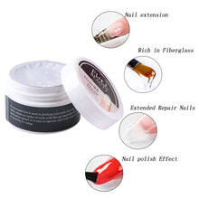 Load image into Gallery viewer, 1 Box Nail Extension Gel Pink White Clear Poly UV Builder Gel For Nails Finger Extensions Form Tips French Nail Art Tools LY1623