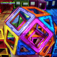 Load image into Gallery viewer, 30-252pcs DIY Magnetic Constructor Triangle Square Big Bricks Magnetic Building Blocks Designer Set Magnet Toys For Children