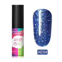 Load image into Gallery viewer, WHID CHIC Thermal Glitter Soak Off UV Gel Polish Sparkling Temperature Color-changing Varnish Gel Nail Art varnish Decor