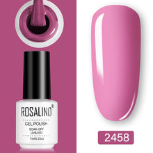 Load image into Gallery viewer, ROSALIND Gel Polish Set UV Vernis Semi Permanent Primer Top Coat 7ML Poly Varnish Gel Nail Art Manicure Gel Lak Polishes Nails