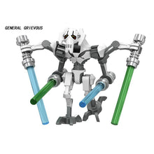 Load image into Gallery viewer, Star Wars General Robot Grievous With Lightsaber Battle Droid Model Building Blocks Enligthen Action Figure Toys For Children
