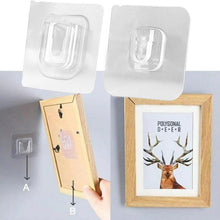 Load image into Gallery viewer, double sided adhesive wall hooks Wall Hanger Transparent Suction Cup Sucker Hook Double-Sided Adhesive Wall Hooks Dropshipping