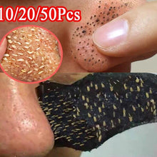Load image into Gallery viewer, 50pc Bamboo Charcoal Blackhead Remover Mask Black Dots Spots Acne Treatment Mask Nose Sticker Cleaner Nose Pore Deep Clean Strip