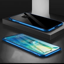 Load image into Gallery viewer, Metal Magnetic Adsorption Glass Case For Huawei P30 P20 Lite Pro Mate 20 10 Nova 3i 3 3E 4 4E 5 5i Pro Phone Case Cover Coque
