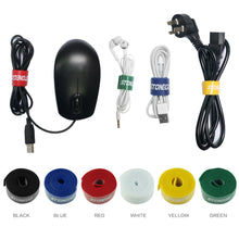Load image into Gallery viewer, STONEGO USB Cable Winder Cable Organizer Ties Mouse Wire Earphone Holder HDMI Cord Free Cut Management Phone Hoop Tape Protector