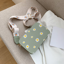 Load image into Gallery viewer, Small Fresh PU Leather Shoulder Bags Women Girls Floral Printed Crossbody Bags Classic Elegant Crossbody Shoulder Bag