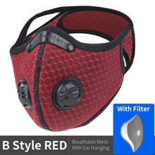 Load image into Gallery viewer, WEST BIKING Sport Face Mask Activated Carbon Filter Dust Mask PM 2.5 Anti-Pollution Running Training MTB Road Bike Cycling Mask