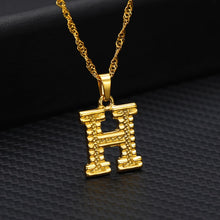Load image into Gallery viewer, Capital Letter Initial Necklace For Women Stainless Steel Gold A-Z Alphabet Pendant Necklace Jewelry Christmas Gift Bijoux Femme