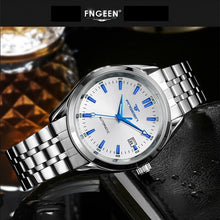 Load image into Gallery viewer, Mens Wrist Watches 2020 Top Brand Luxury Luminous Calendar Waterproof Stainless Steel Automatic male Watch Mechanical Wristwatch