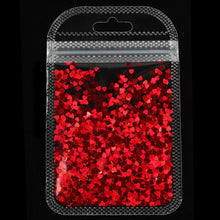 Load image into Gallery viewer, Holographic Butterfly Heart Nail Art Glitter Micro Laser Star Flakes 3D Silver Gold Sequins Polish Manicure Nail Decoration